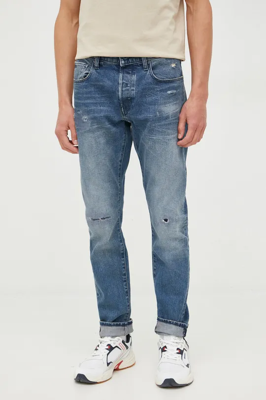 niebieski G-Star Raw jeansy 51001.C052 Męski