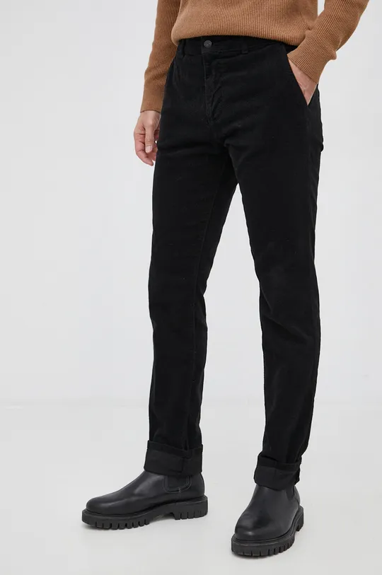 μαύρο Παντελόνι Sisley Ανδρικά
