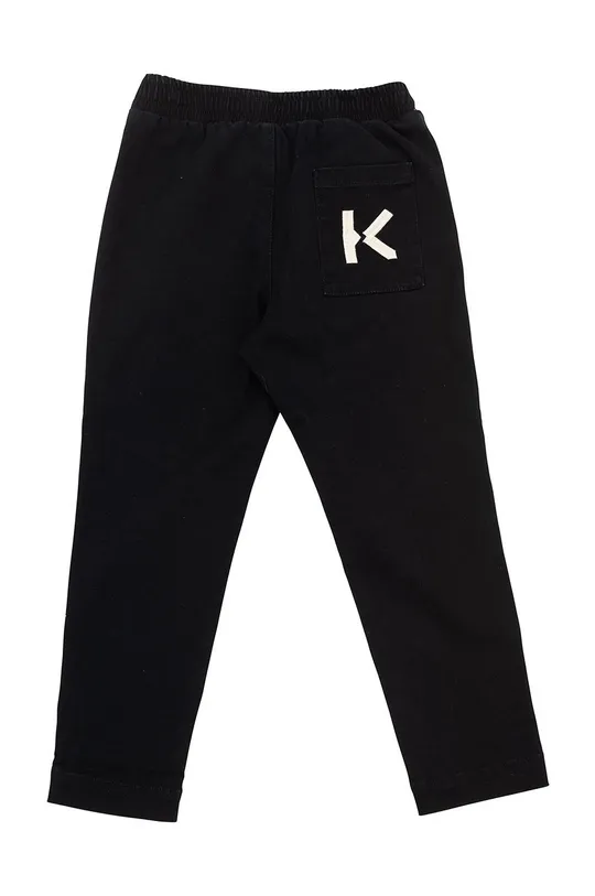 Παιδικό παντελόνι Kenzo Kids μαύρο