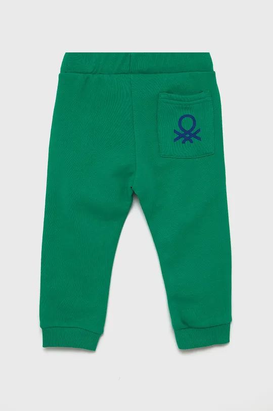 Detské nohavice United Colors of Benetton zelená