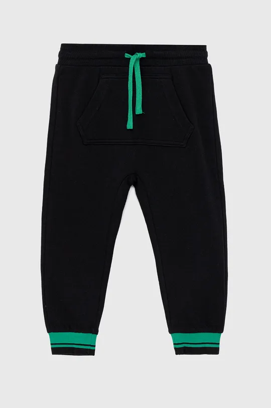 čierna Detské nohavice United Colors of Benetton Chlapčenský