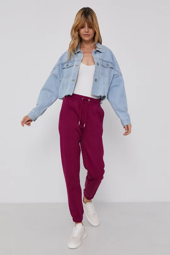 Calvin Klein Jeans Spodnie J20J216240.4890 fioletowy