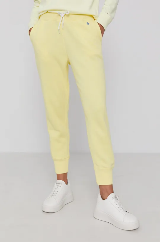 żółty Polo Ralph Lauren Spodnie 211794397021 Damski