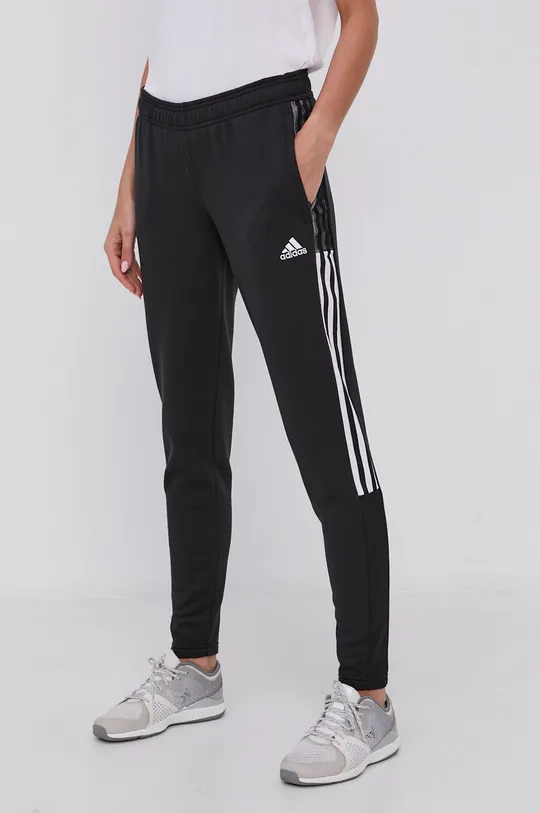 чёрный Брюки adidas Performance Женский