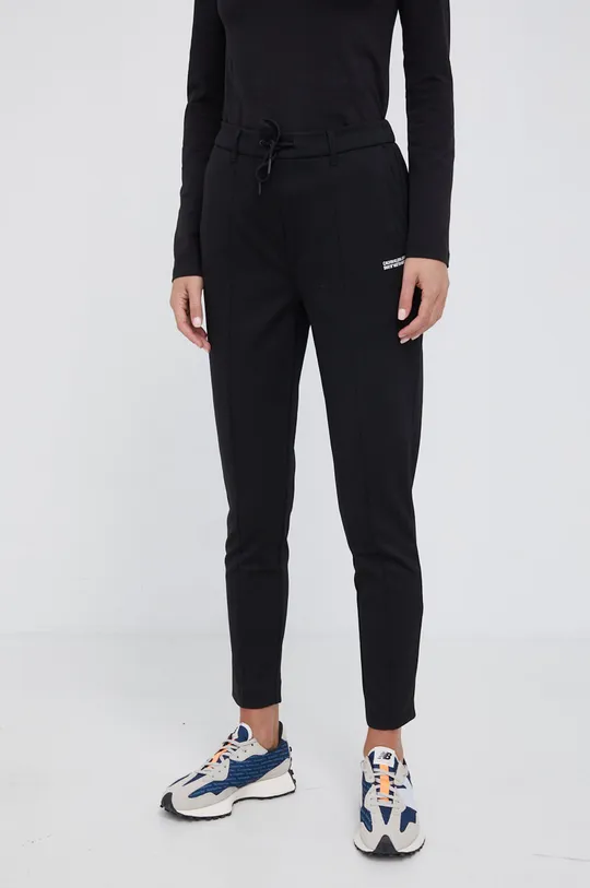 czarny Calvin Klein Jeans Spodnie J20J216585.4890 Damski