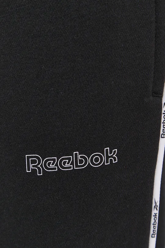 czarny Reebok Spodnie GV3302