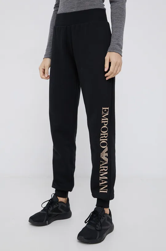 μαύρο Παντελόνι Emporio Armani Underwear Γυναικεία