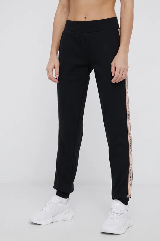 μαύρο Παντελόνι Emporio Armani Underwear Γυναικεία