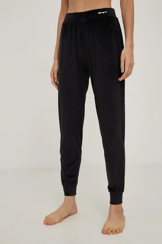 czarny Emporio Armani Underwear Spodnie piżamowe 164525.1A260 Damski