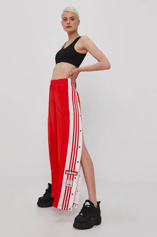 червоний Штани adidas Originals Жіночий