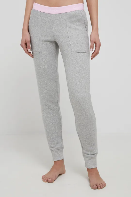 Pyžamové nohavice Calvin Klein Underwear sivá