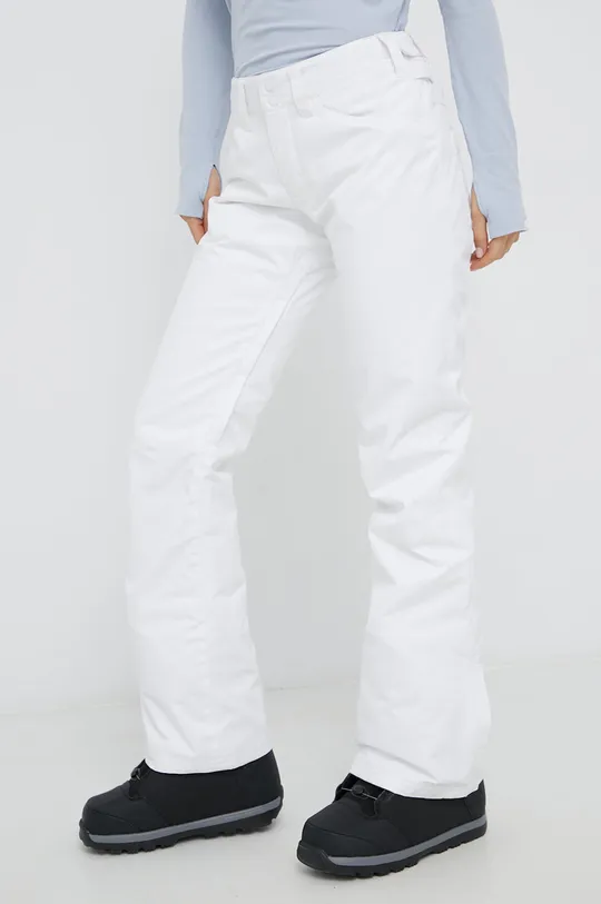 λευκό Παντελόνι Roxy Γυναικεία