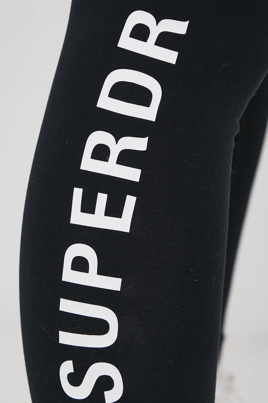 czarny Superdry Legginsy