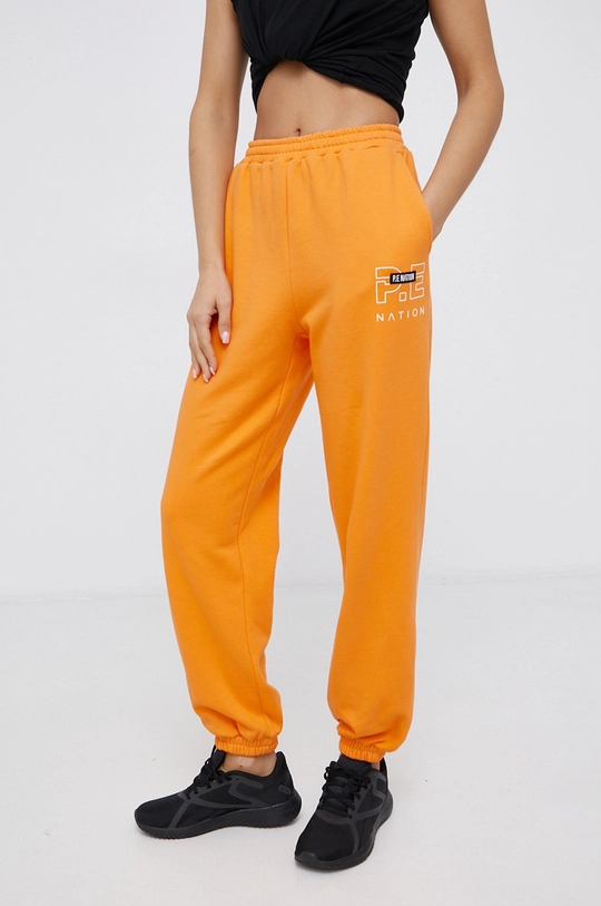 P.E Nation pantaloni in cotone arancione