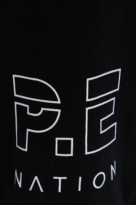 czarny P.E Nation Spodnie bawełniane