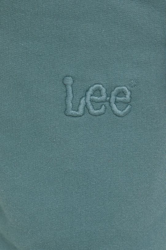 stalowy zielony Lee Spodnie bawełniane