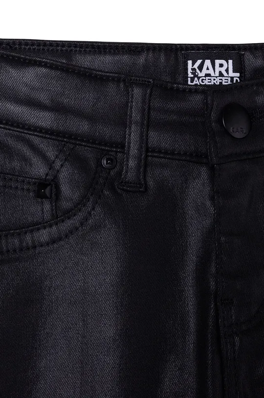 czarny Karl Lagerfeld Spodnie dziecięce Z14166.138.150