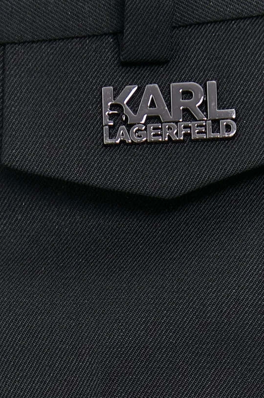 czarny Karl Lagerfeld Spodnie 512083.255054