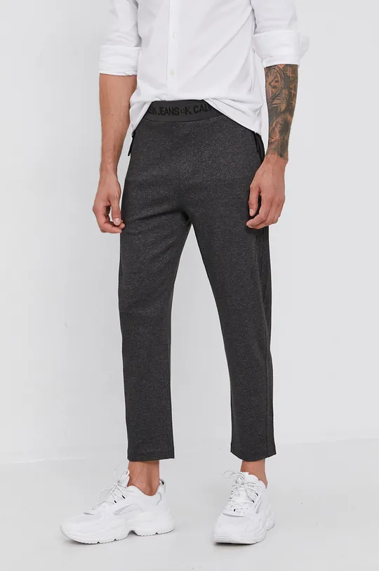 szary Calvin Klein Jeans Spodnie J30J318161.4890 Męski