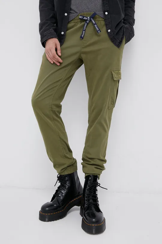 πράσινο Παντελόνι Tommy Jeans Ανδρικά
