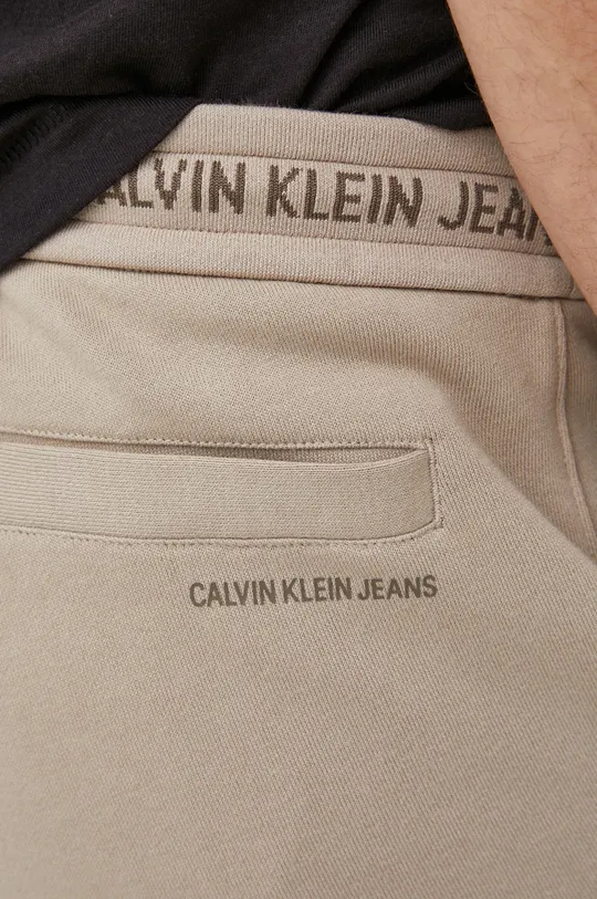 μπεζ Παντελόνι Calvin Klein Jeans