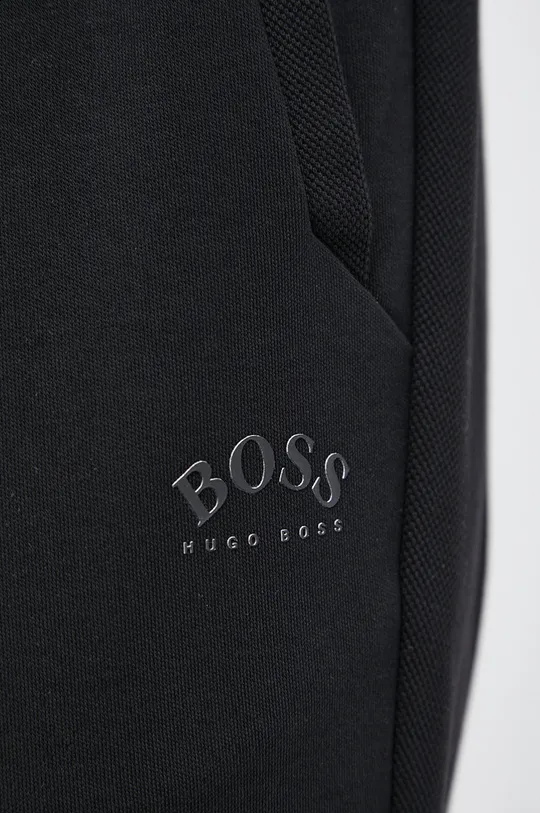 czarny Boss Spodnie bawełniane 50455084