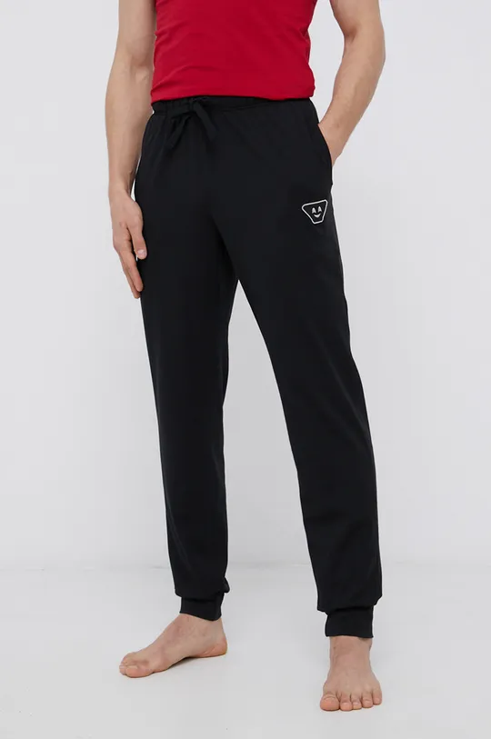 μαύρο Παντελόνι πιτζάμας Emporio Armani Underwear Ανδρικά