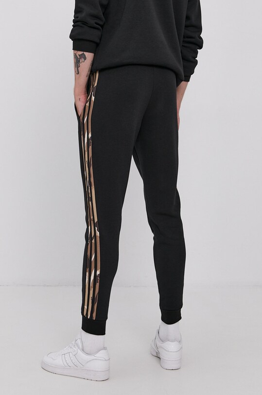 Kalhoty adidas GV2125 pánské, černá barva, s potiskem | ANSWEAR.cz