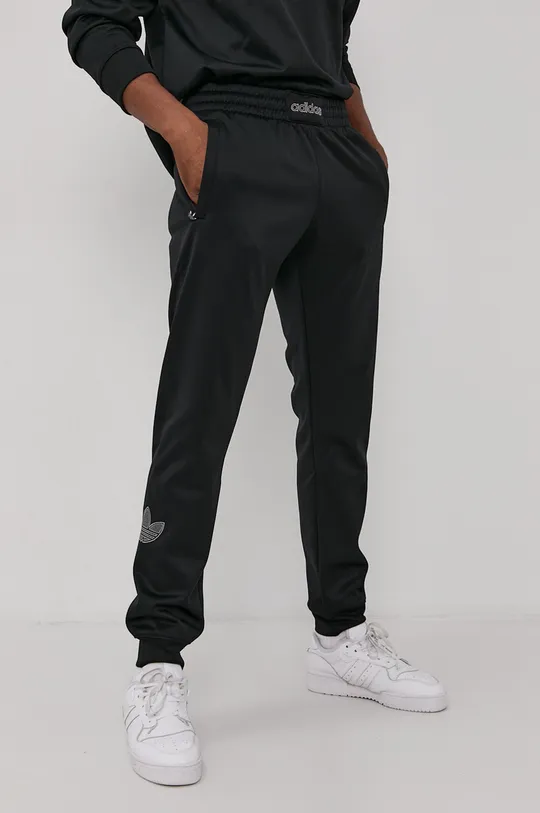 czarny adidas Originals Spodnie H06738 Męski