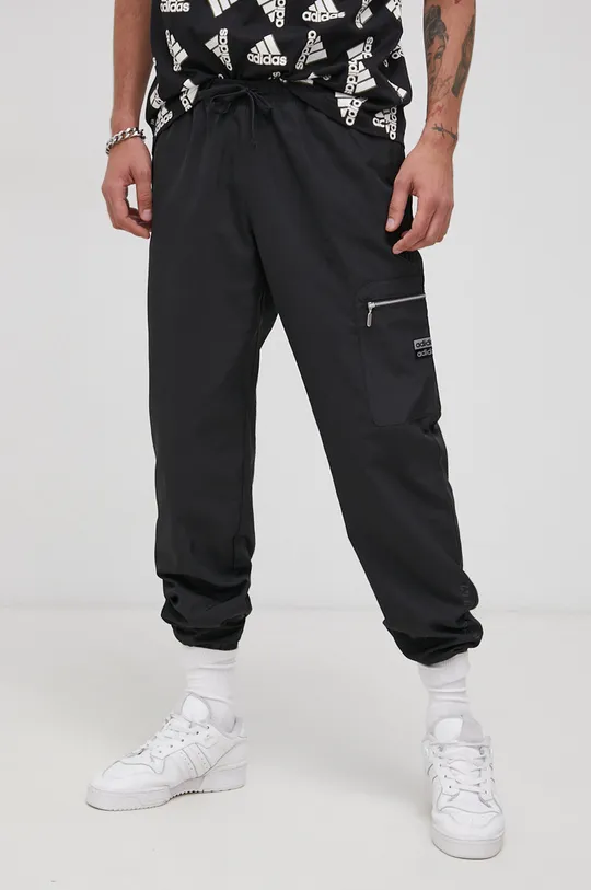 czarny adidas Originals Spodnie H59875 Męski