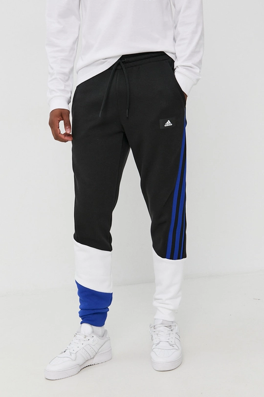 czarny adidas Performance Spodnie H39761 Męski