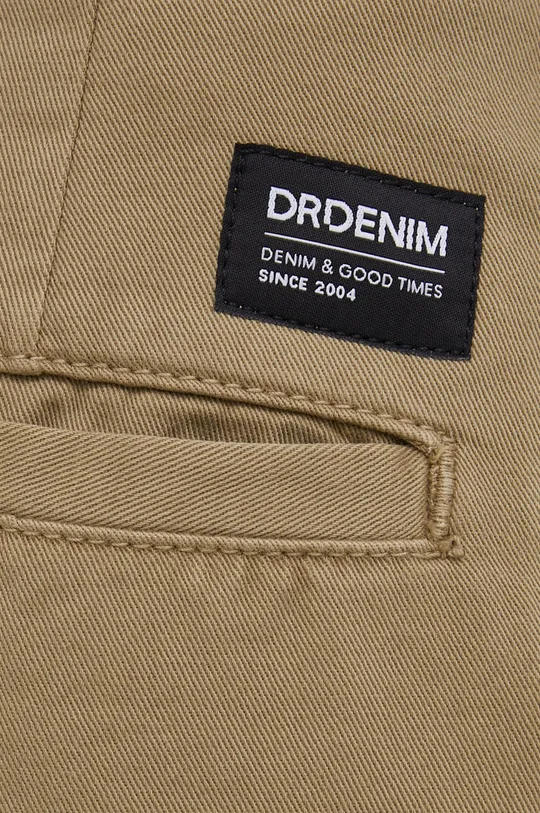 зелёный Хлопковые брюки Dr. Denim