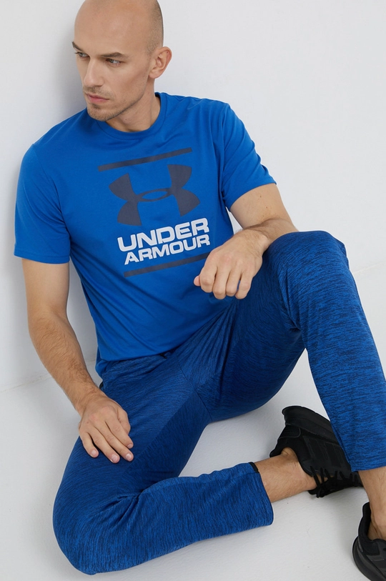 Hlače Under Armour plava