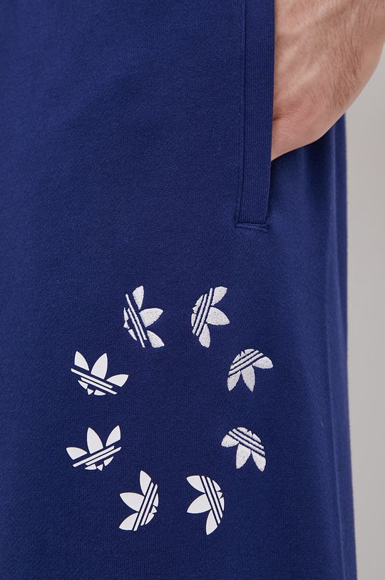 námořnická modř Bavlněné kalhoty adidas Originals H37727