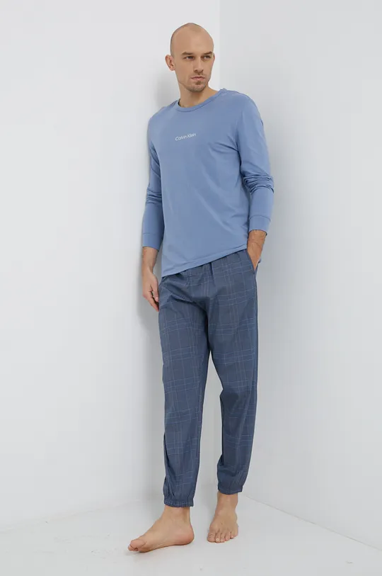 Calvin Klein Underwear - Spodnie piżamowe granatowy