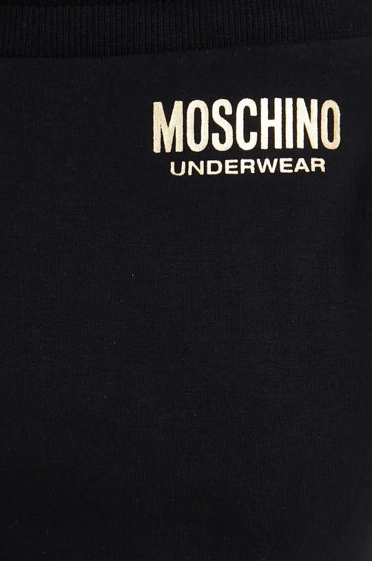 czarny Moschino Underwear Spodnie