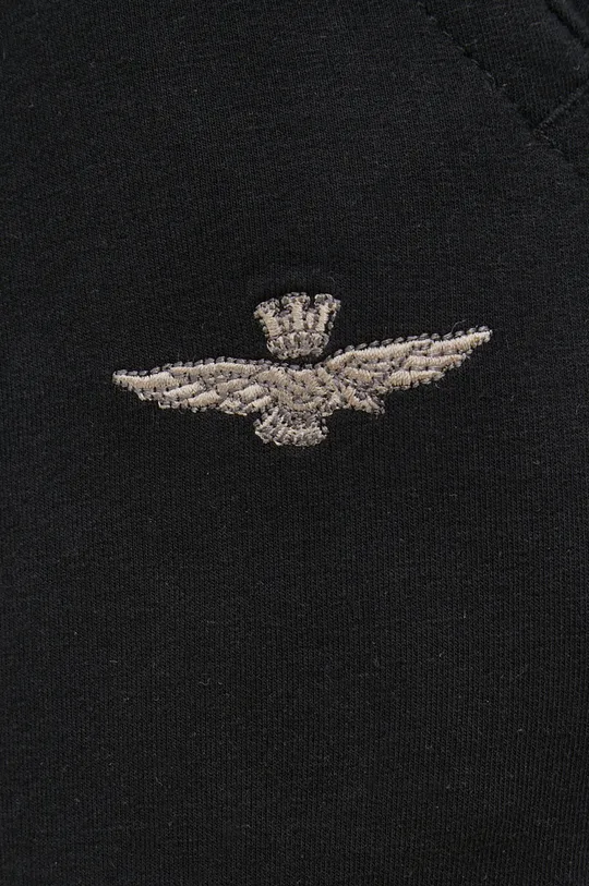 czarny Aeronautica Militare Spodnie