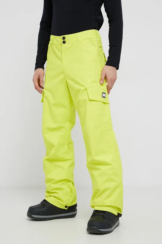 DC spodnie snowboardowe żółty