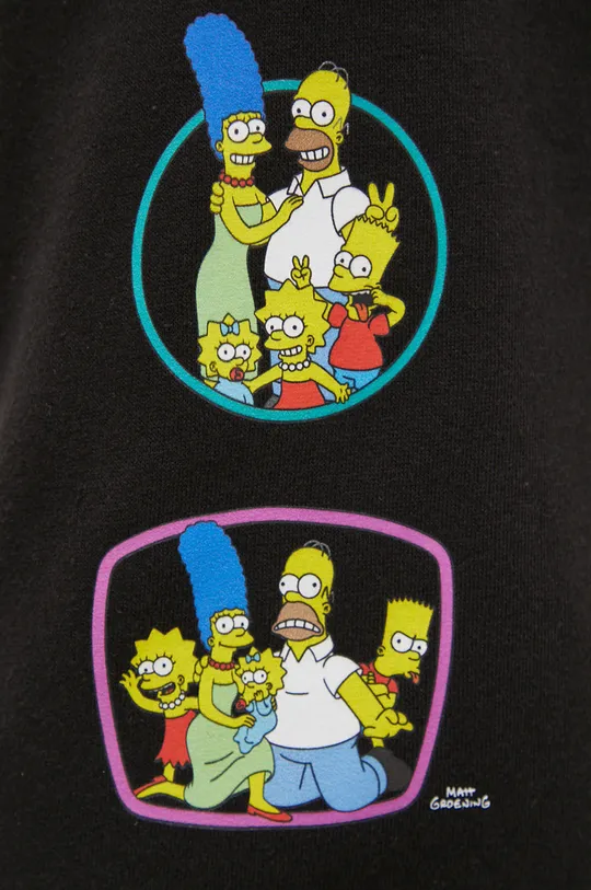czarny Billabong Spodnie x The Simpsons
