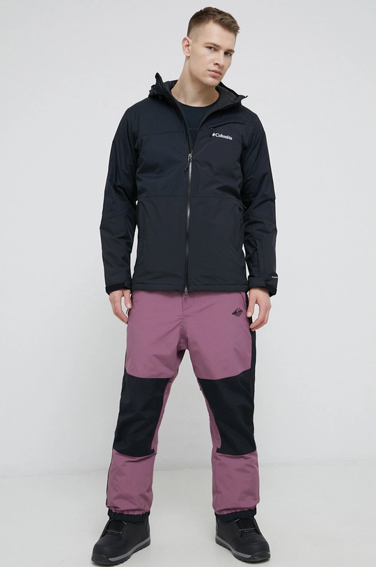 Quiksilver spodnie snowboardowe fioletowy