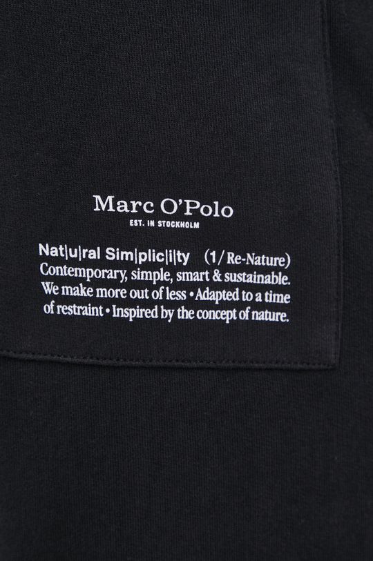 czarny Marc O'Polo Spodnie bawełniane