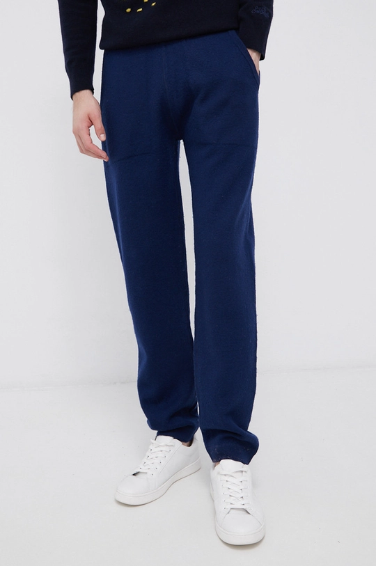 blu navy MC2 Saint Barth pantaloni in lana Uomo