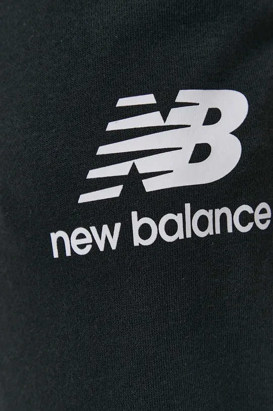 czarny New Balance Spodnie MP11507BK