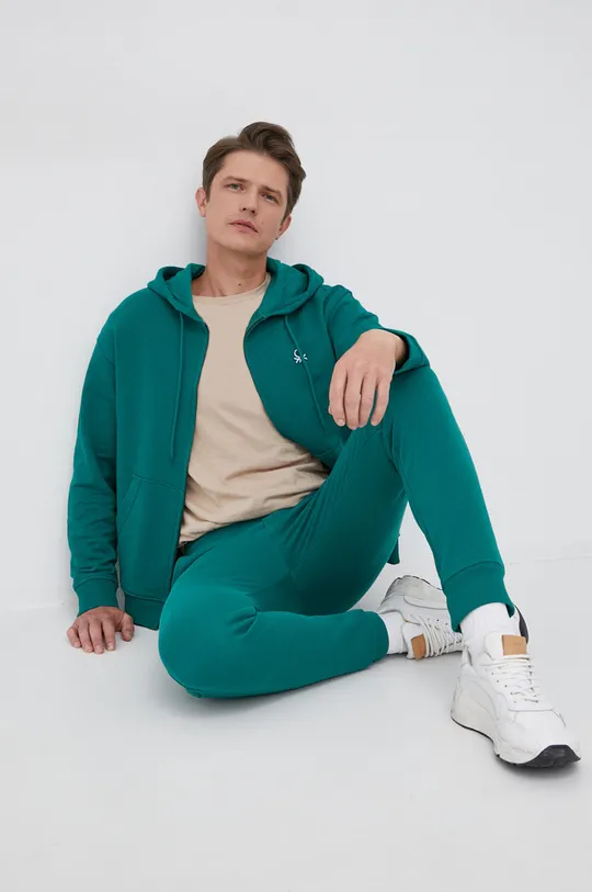 zielony United Colors of Benetton Spodnie