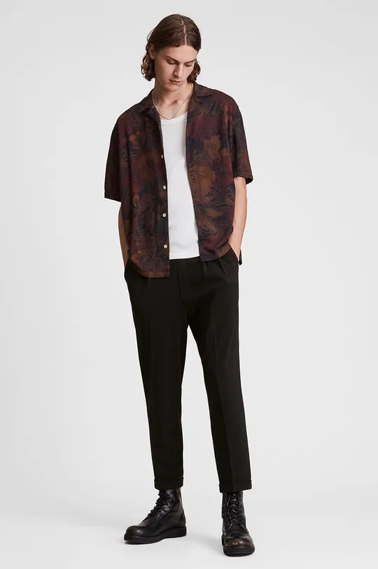 AllSaints Spodnie REINTROUSER czarny