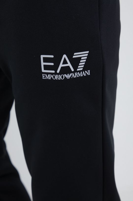 czarny EA7 Emporio Armani spodnie dresowe 6KPP75.PJCGZ