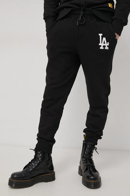 Παντελόνι 47 brand MLB Los Angeles Dodgers μαύρο