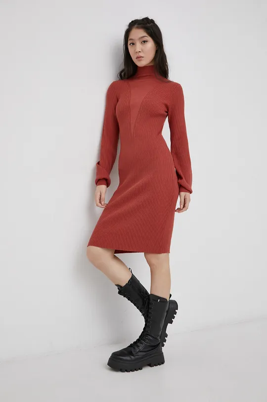 κόκκινο Φόρεμα Vero Moda Γυναικεία