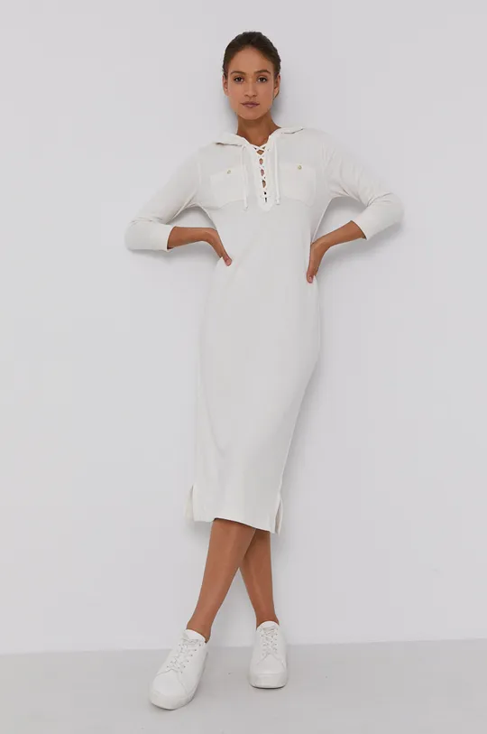 biały Polo Ralph Lauren Sukienka 211843243001 Damski
