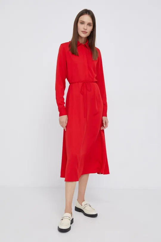 Calvin Klein Sukienka czerwony